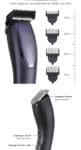 HTC AT 1210 Professional Rechargeable Trimmer for men 60 min runtime